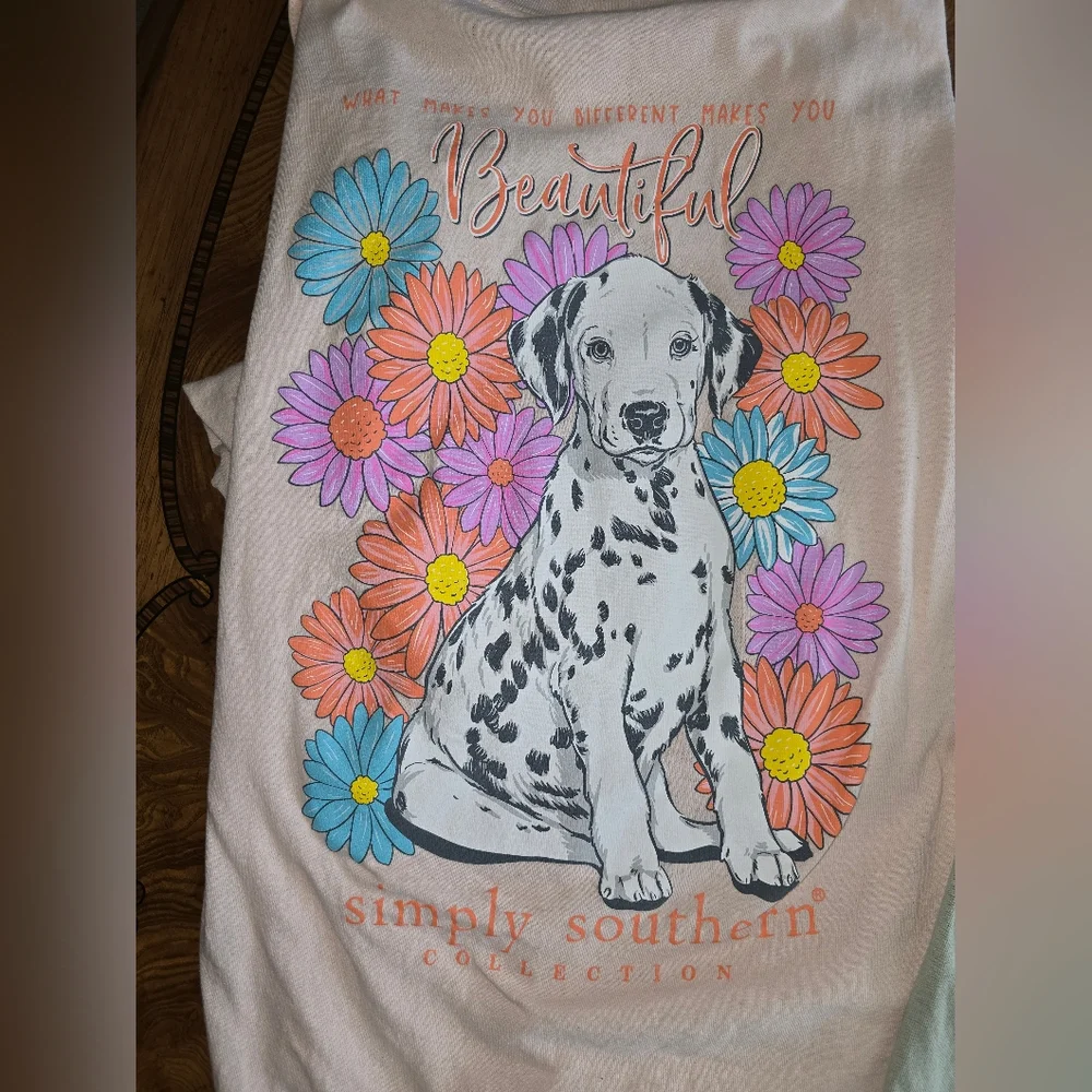 Lot Of 2 Womens Simply Southern Long Sleeve T-shirts, Size Large - Picture 2 of 9